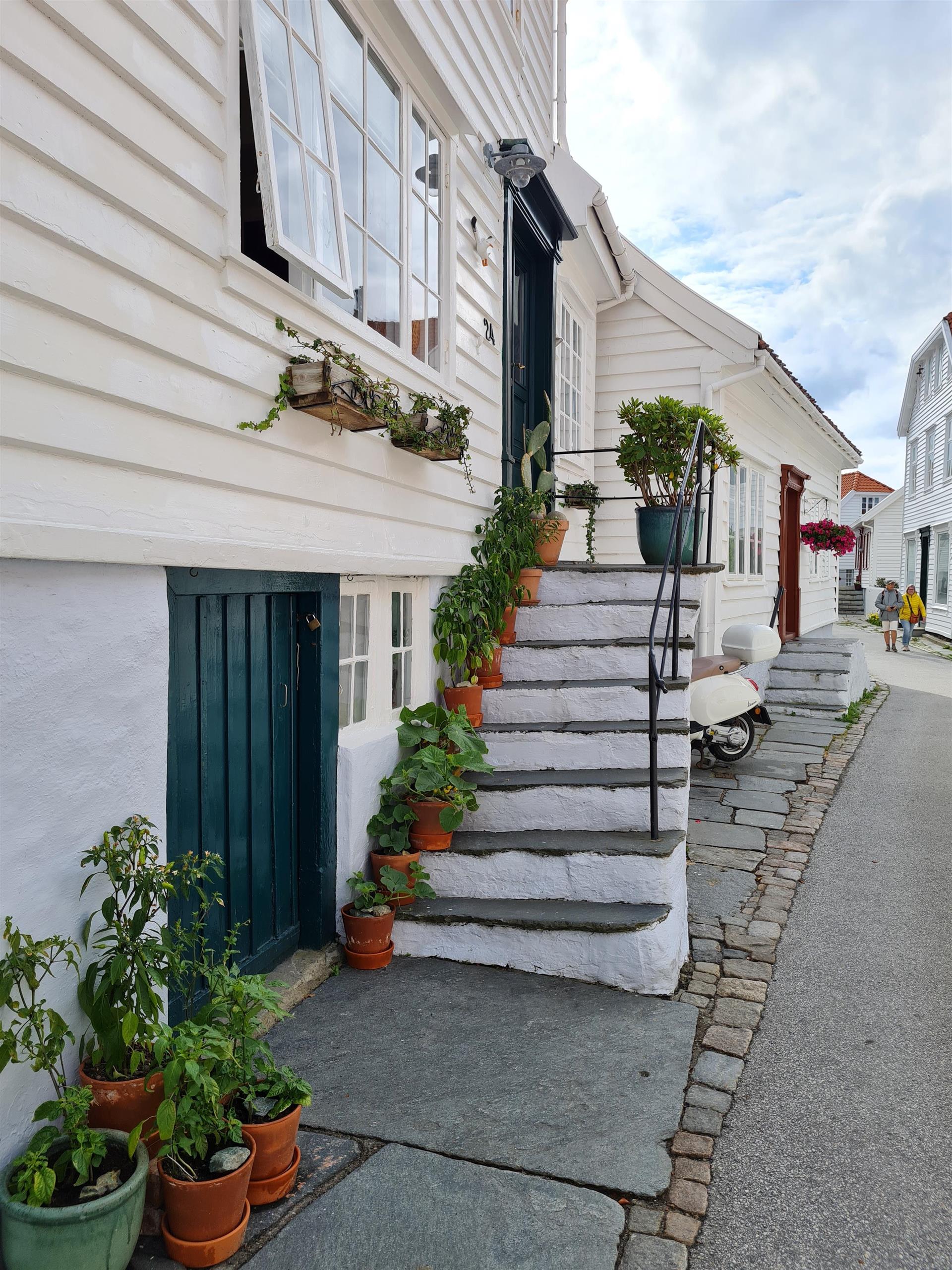 Trapper og gateløp i gamle Skudeneshavn